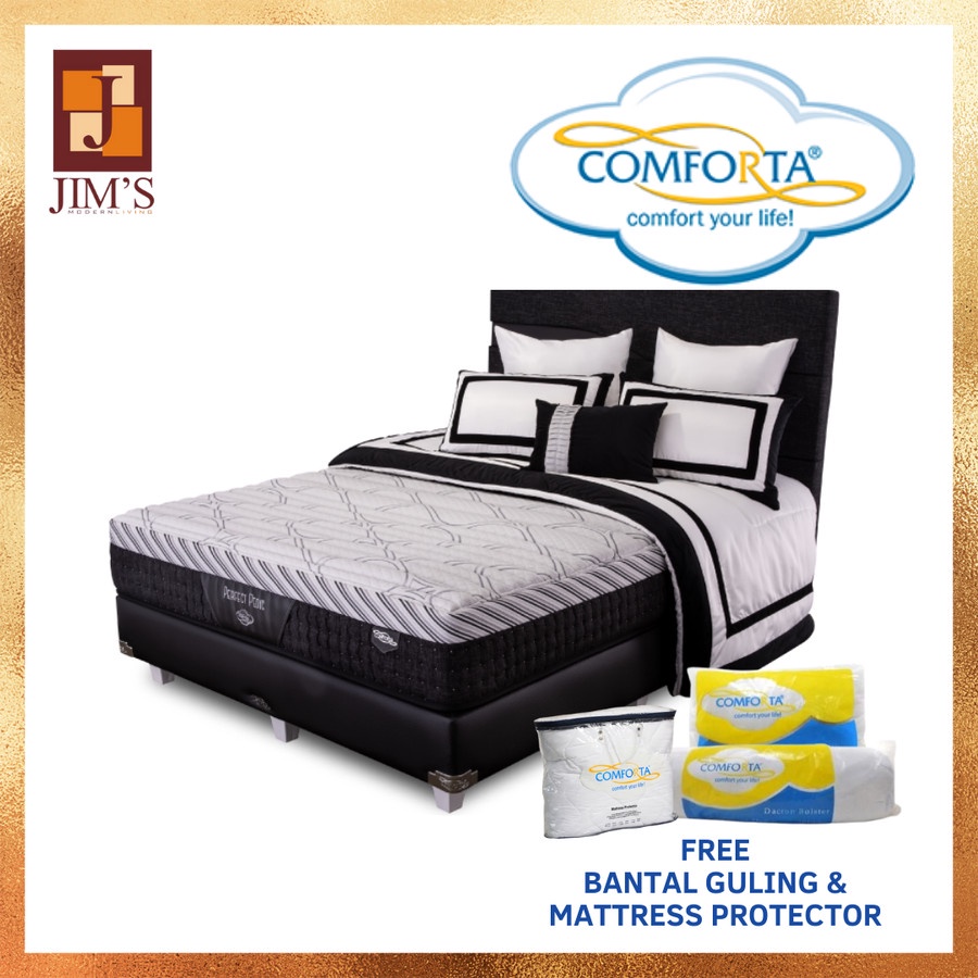 Comforta  Spring Bed / Matras / Kasur - Perfect Pedic Full Set