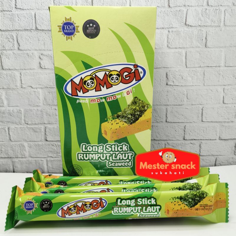 Momogi Long Stick Rumput Laut  | Momogi Snack | Snack | Snack Jagung Bakar | Snack Keju | Momogi Kiloan | Momogi Rumput Laut