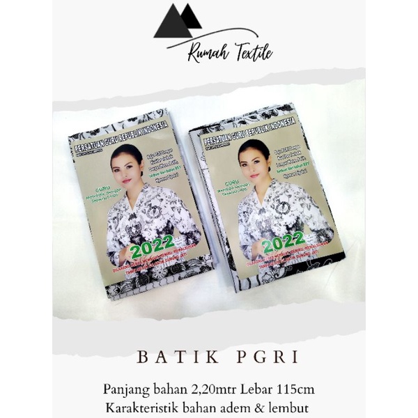 Jual BATIK PGRI/PGRI/BATIK GURU PGRI/BATIK ORIGINAL PGRI/BATIK SERAGAM ...
