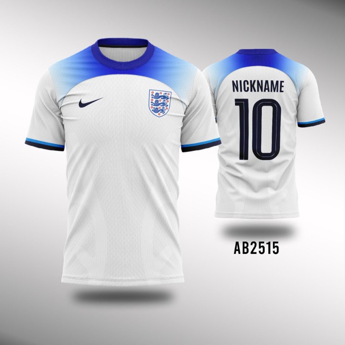 Jersey Sepakbola Piala Dunia Timnas Inggris 2022 Home AB2515 - Arz.shop