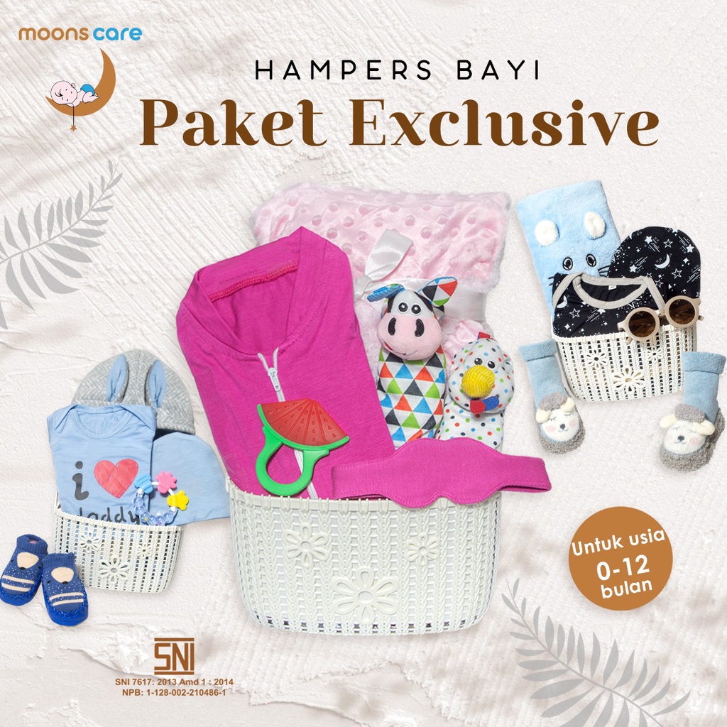 moons care Hampers baby/ hampers bayi/ baby gift/ kado bayi/ baby newborn/ Kado lahiran hampers excl