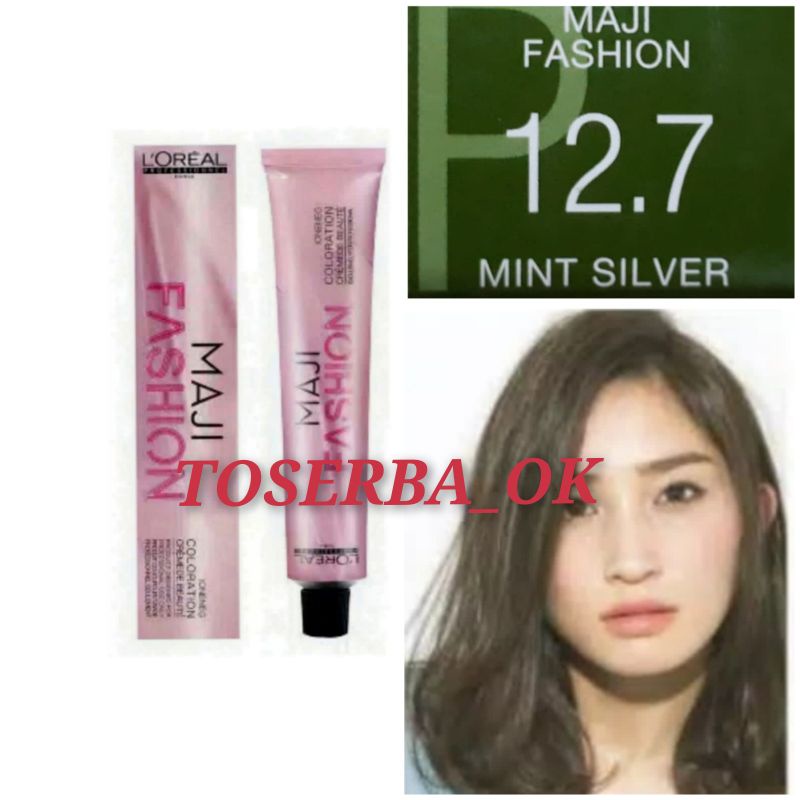 LOREAL MAJIFASHION NO. 12.7 MINT SILVER