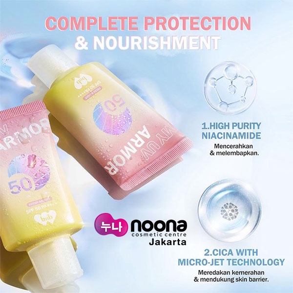 BNB MY UV ARMOR FRESH &amp; LIGHT SPF 50PA++