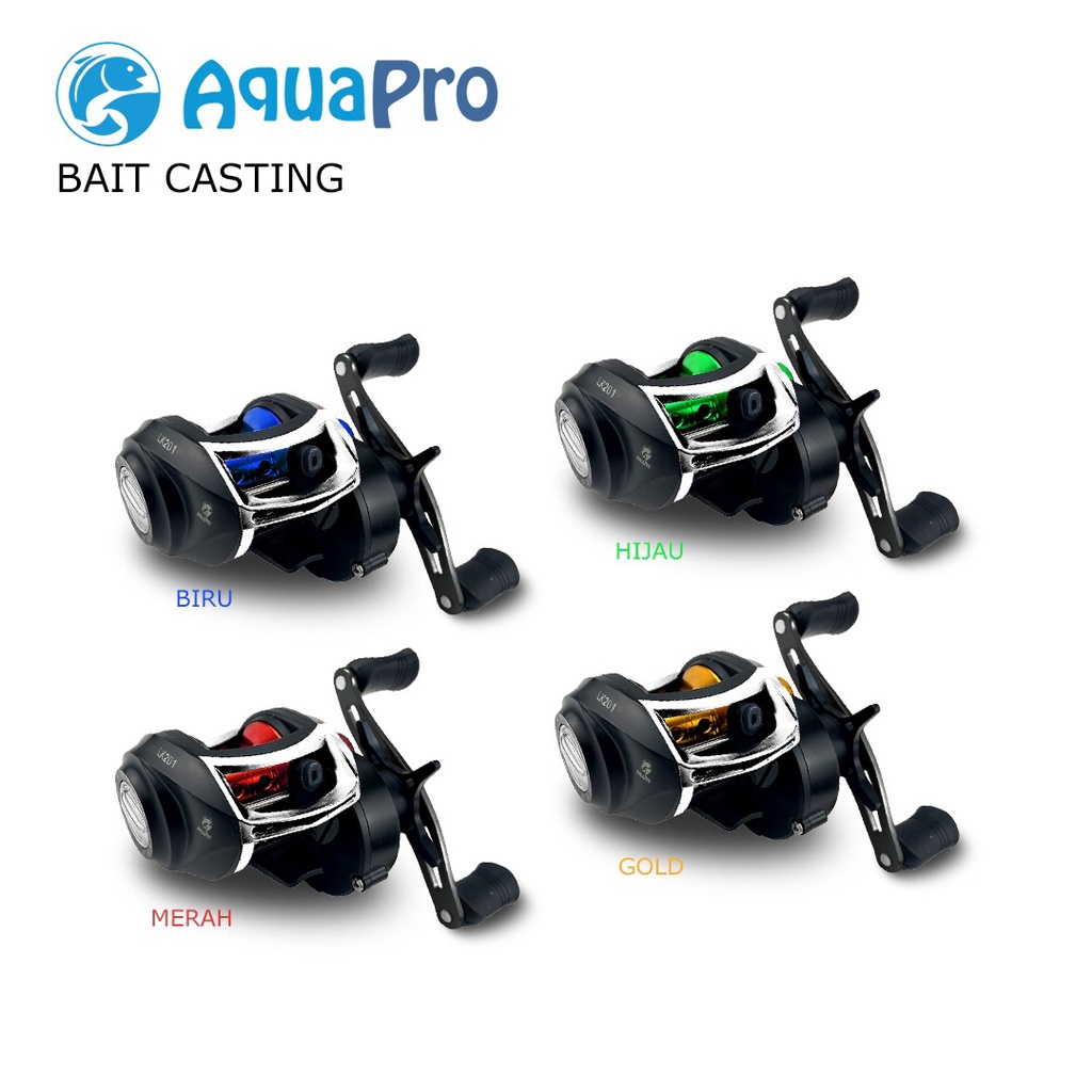 Aquapro Reel Pancing Baitcasting Premium Standard Rell Rill Pancing Katrol Kerekan Pancing Fishing Reel Spool Metal Aluminium Real Pancing Rel Pancing LK-LR