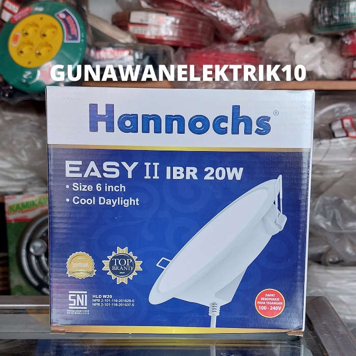 Jual LAMPU LED HANNOCHS EASY IBR 20 WATT, IBR 20 WATT DOWNLIGHT ...