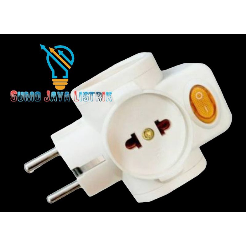 Steker T Arde Bright-G 4 Lubang Mini Switch Tipe BG6814S