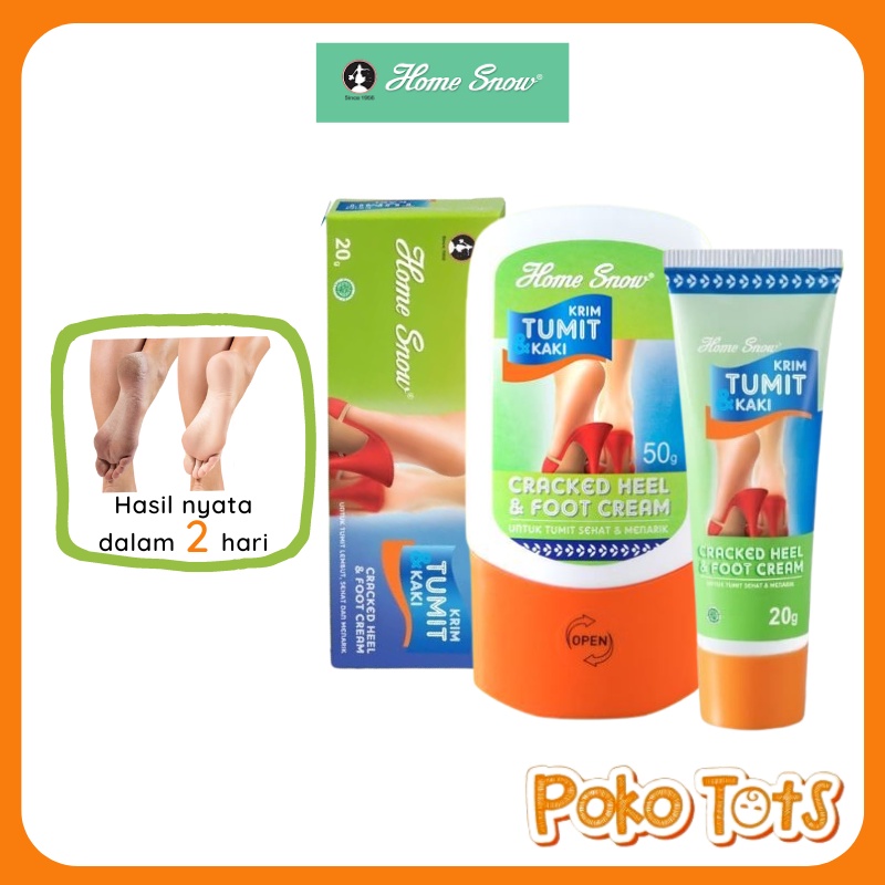 Home Snow Cracked Heel &amp; Foot Cream 20 &amp; 50 gr Krim Perawatan Kaki dan Tumit