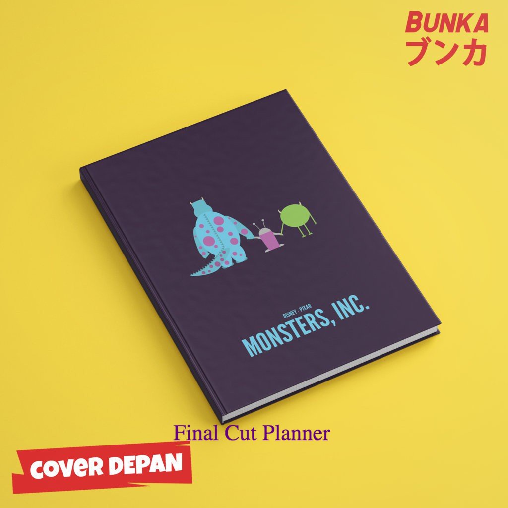 

Notebook Mosnter Inc Hardcover A5 Buku Tulis Catatan Note Agenda Planner Jurnal .
