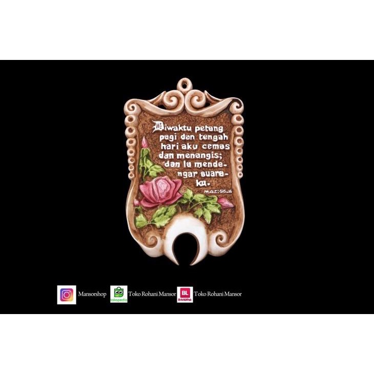 

Cenderamata Kristen - Hiasan Dinding - Pajangan - Resin Di Waktu Kode 1208