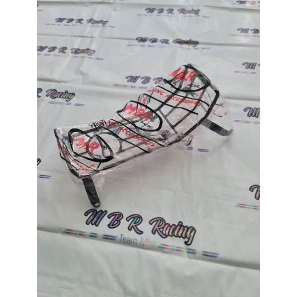 BAGASI JEPIT SUPRA X 125 BESI BULAT TEBAL HITAM