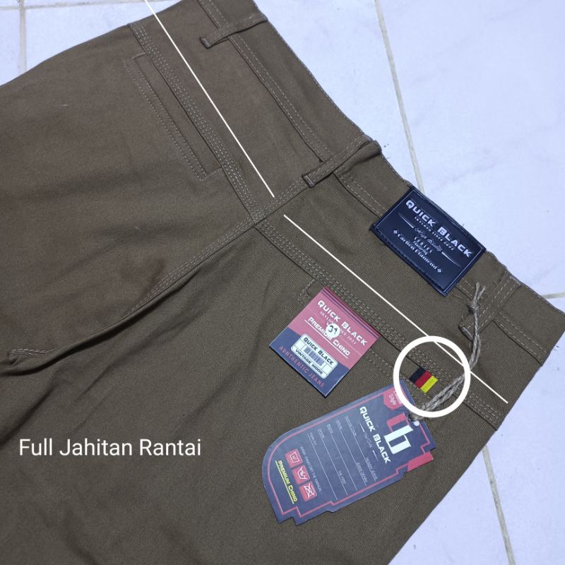 Celana Panjang Chino Pria Jumbo Slimfit Melar Chinos Distro Premium