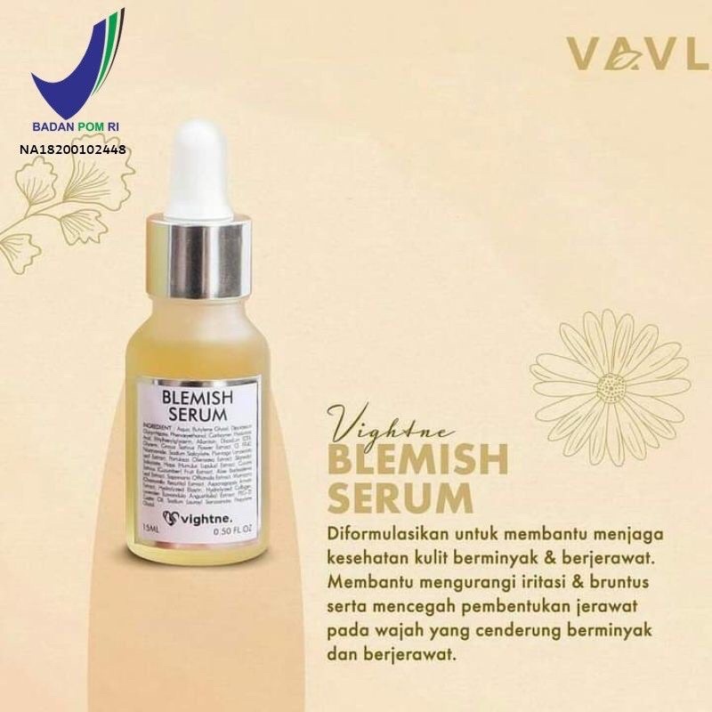 VAVL BLEMISH SERUM BY VIVALENTINE / VIGHTNE/ VAVLBEAUTE/ SERUM JERAWAT