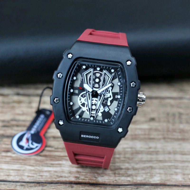JAM TANGAN PRIA BEROCCO X TANGGAL AKTIF TAHAN AIR