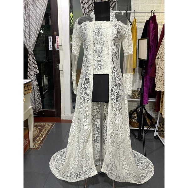 Kebaya Pengantin Akad Kutu Baru - Unfinished