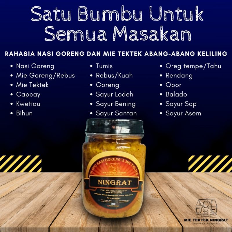 

Bumbu Mie Tektek