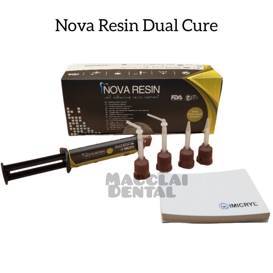 DENTAL NOVA  RESIN CEMENT IMICRYL SELF ADHESIVE DUAL CURE AKL