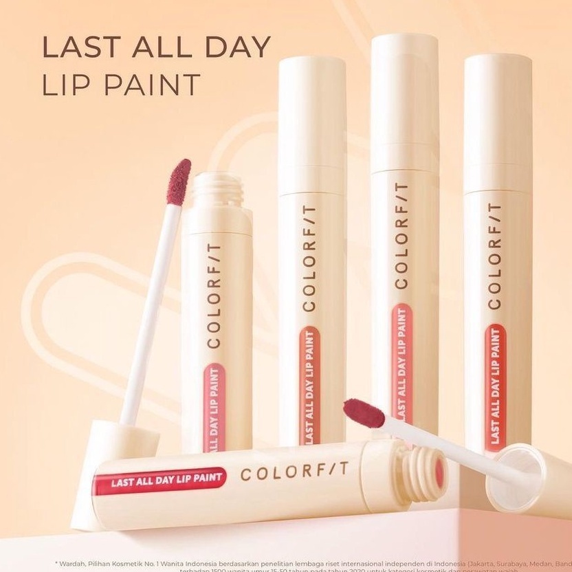 Lip Paint Wardah Colorfit Last All Day Transferproof Tahan Lama Hingga 12 Jam