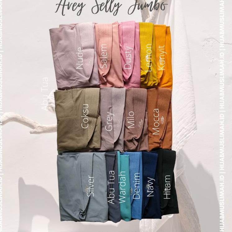 [PGS.18Oc22ᴿ] Jilbab Jumbo Jersey Selly ORI Arey