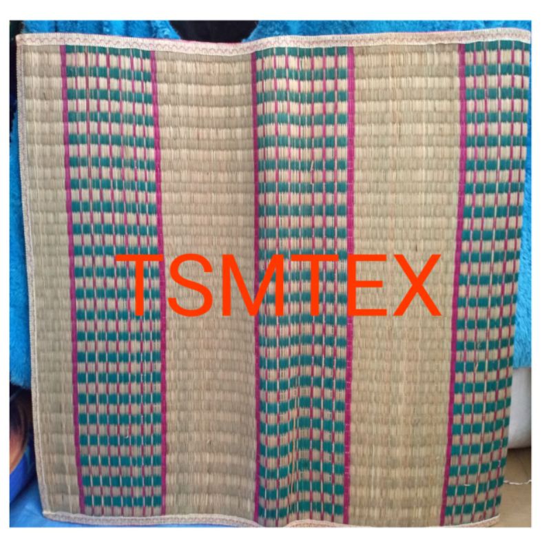Tikar lipat pandan mendong 150X200cm Tikar mendong asli dekorasi ruangan