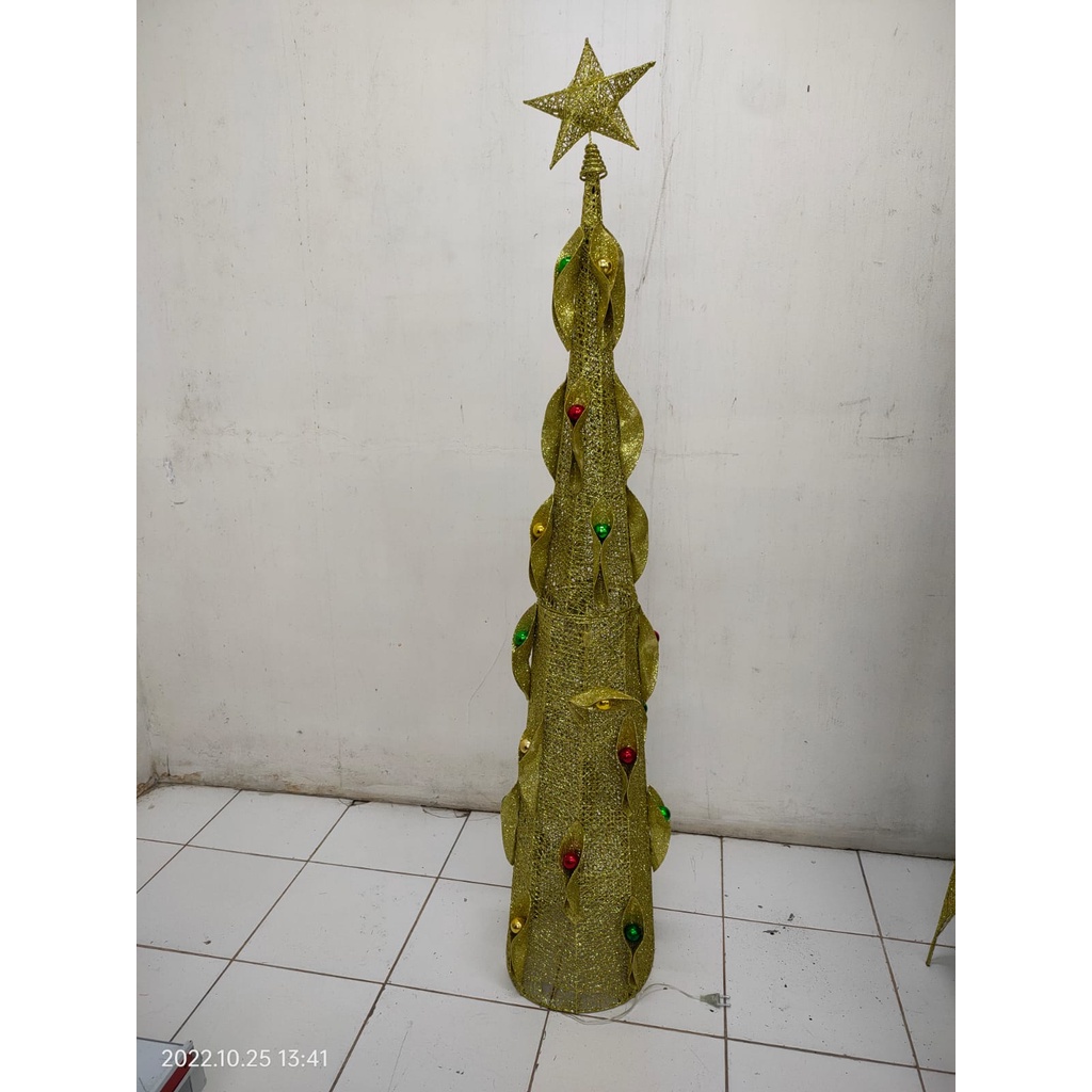 Aksesoris Natal / Pernak Pernik Hiasan Natal / Ornamen Natal / Natal Dekorasi Ht-63 150Cm Cpr