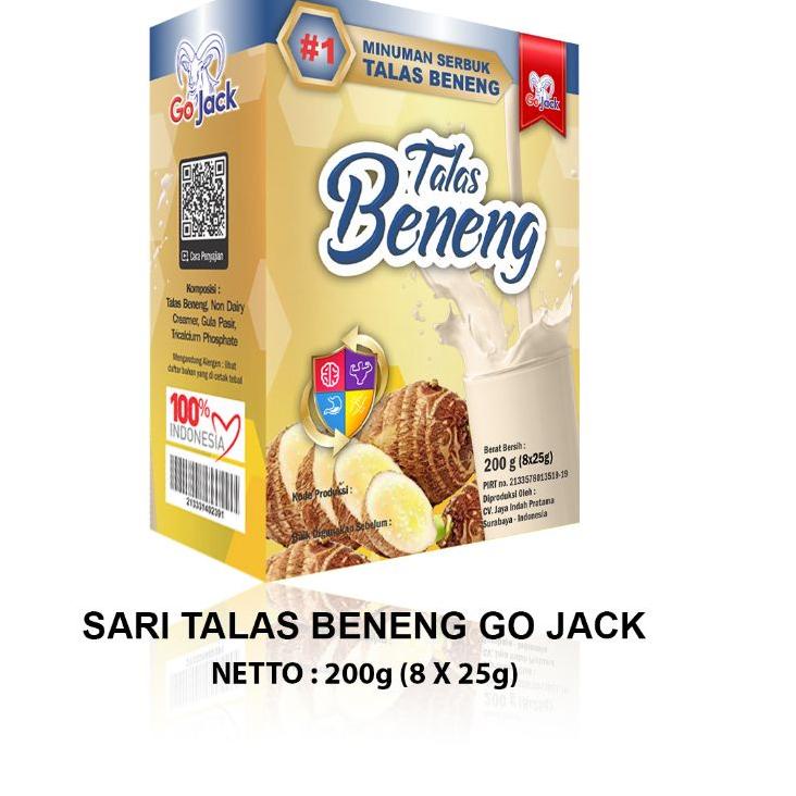 

10.10 SALE Talas Beneng - Minuman Serbuk Instan Sari Talas Beneng Go Jack 200gr !!