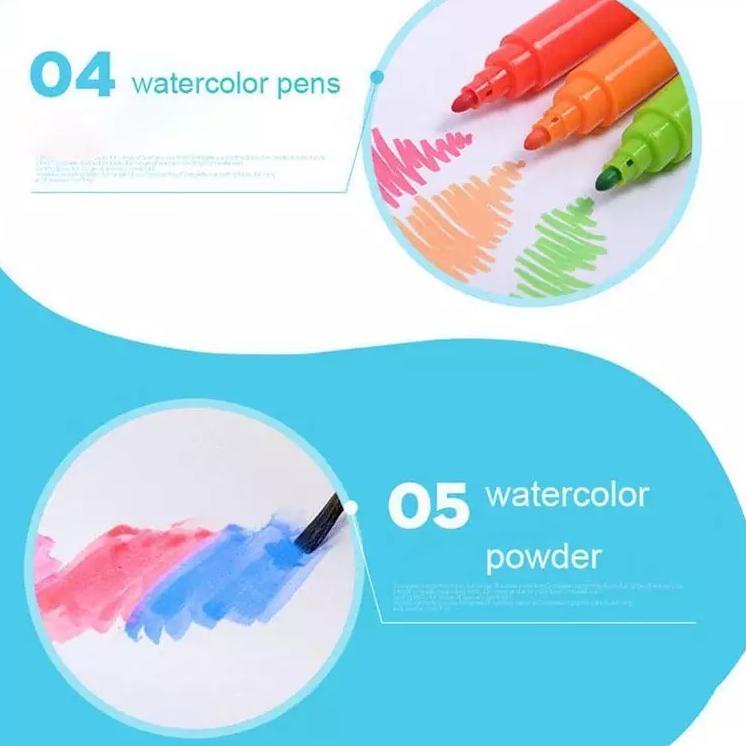 

ㄳ XOQ - Art Set Isi 150 Pcs / Pensil Warna Crayon / Alat Melukis Set Anak / Colouring Set 150 Pcs / Pensil Warna Warni SIAP KIRIM 2697 ღ