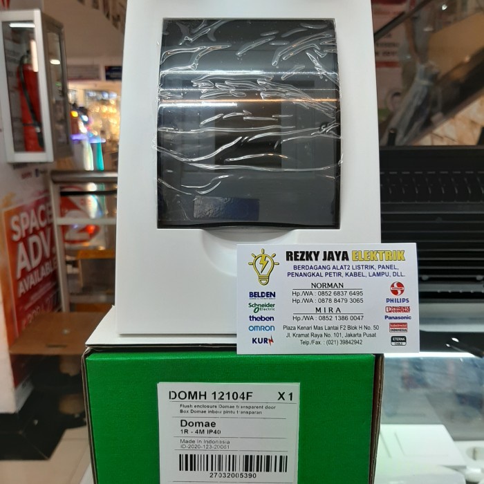 Box Mcb Schneider 4 Group Domh12104Fmodul