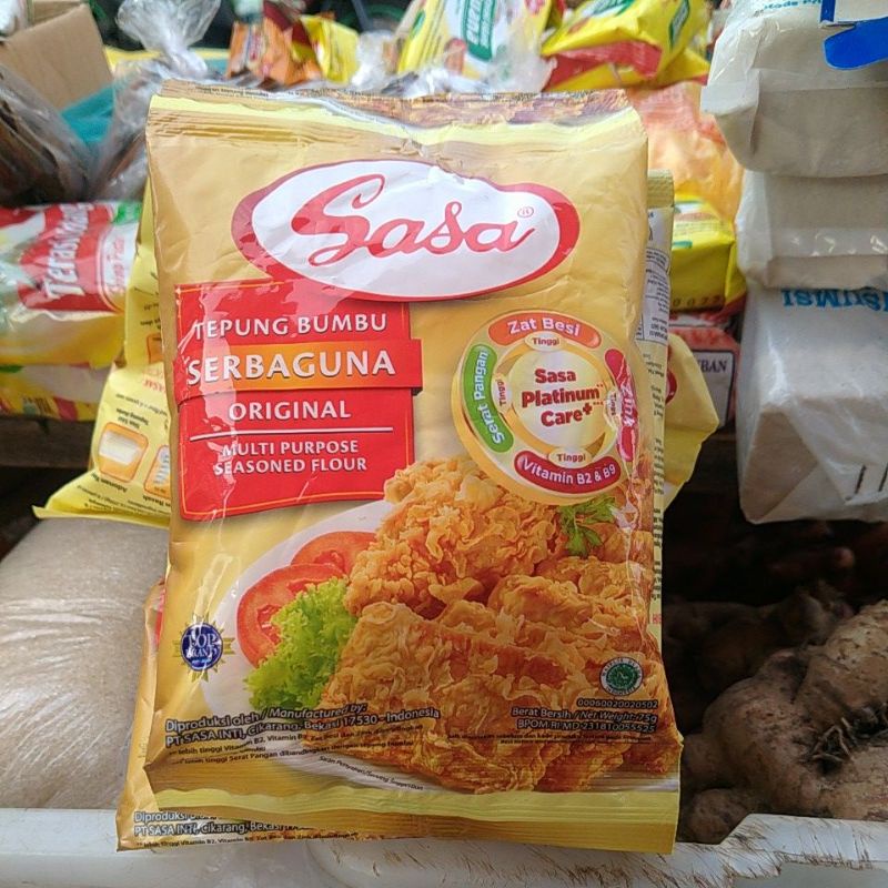 

sasa tepung bumbu serbaguna tempe ayam dll kemasan ekonomis 80 gr
