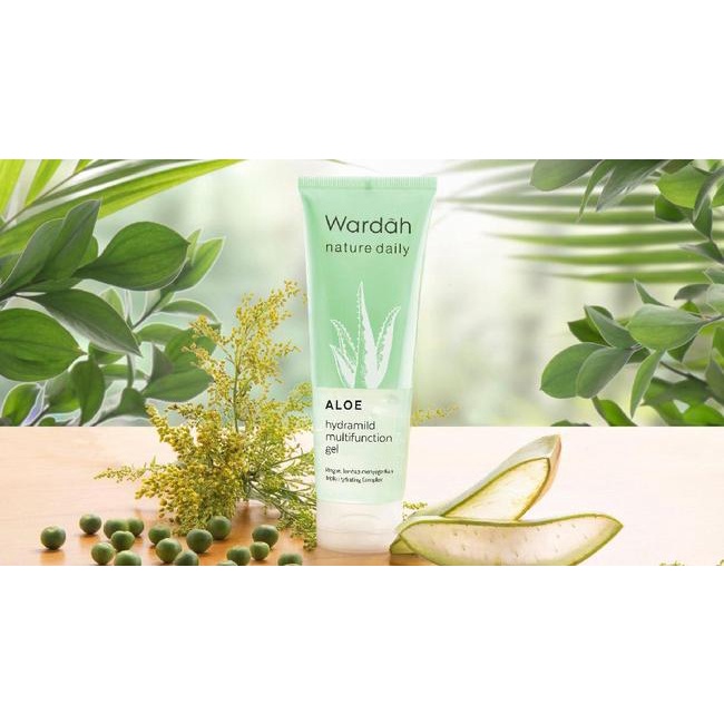 WARDAH NATURE DAILY ALOE HYDRAMILD MULTIFUNCTION GEL 100ML
