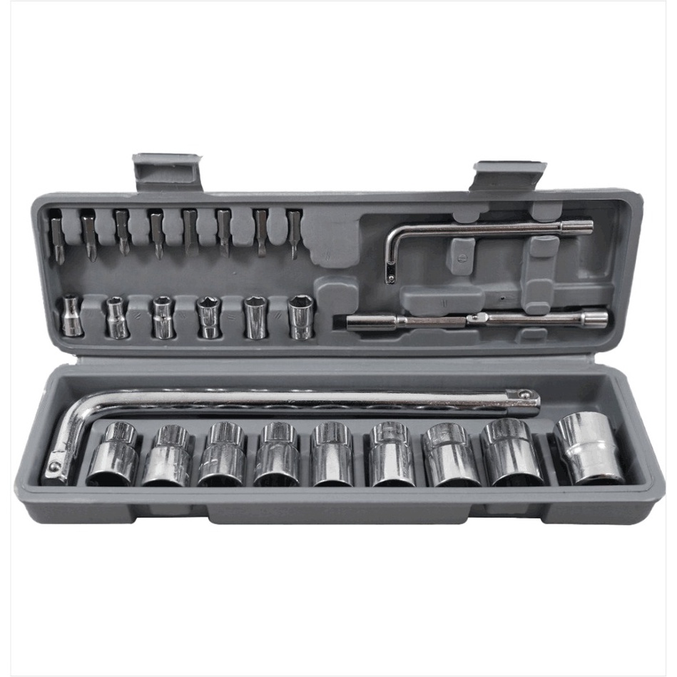 TORA Socket Set 27 Pcs - Socket Wrench Set