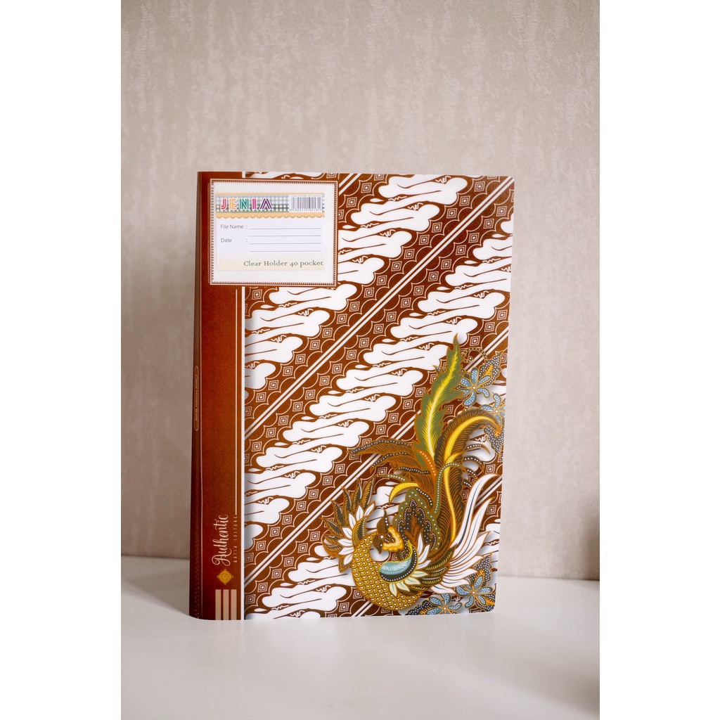 

(Batik-40 Pocket) Clear Holder / Display Book MOTIF BATIK (40 Pocket / Sheets)