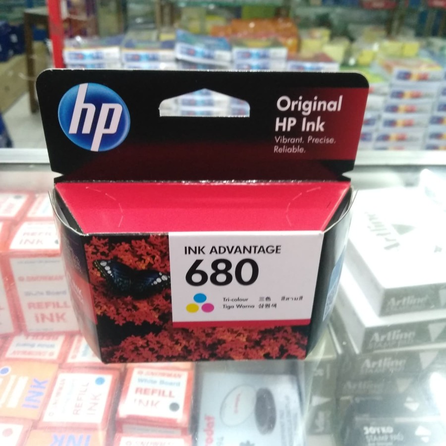 Tinta HP 680 Black Original + HP 680 Tri-Colour Original