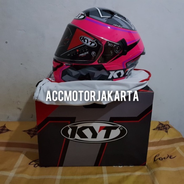 Dijual parts KYT NFR Fuxia Pink 41 Limited Edition SNI 26SZ2 Limited