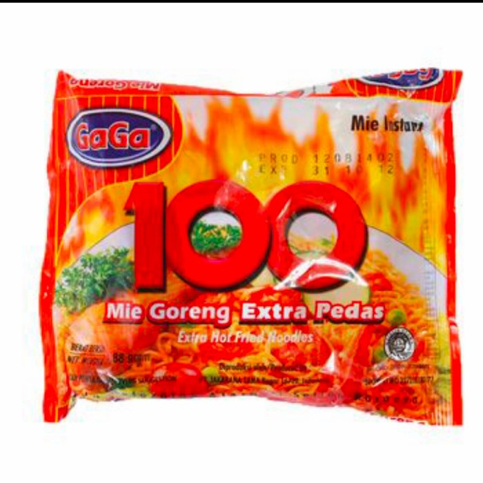 

TERBARU gaga mie 100 extra pedas goreng