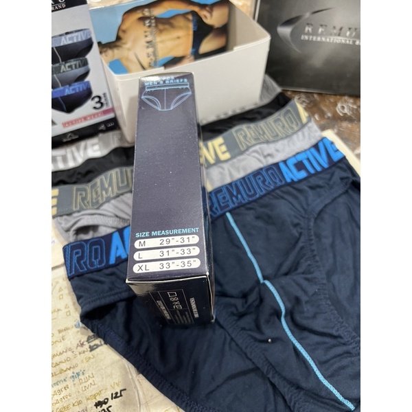 (3pcs) CD dewasa celana dalam pria remuro active MS2001 termurah