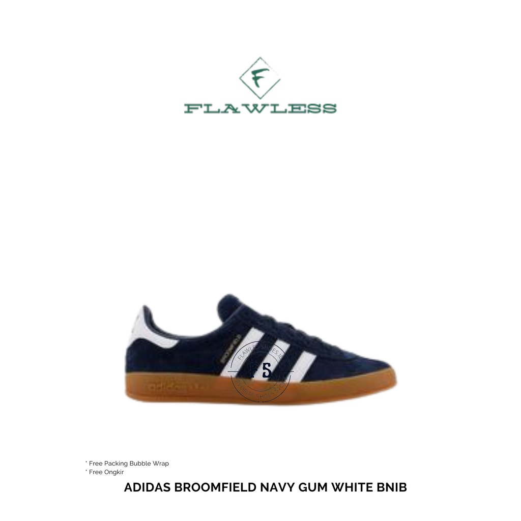 ADIDAS BROOMFIELD NAVY GUM WHITE BNIB