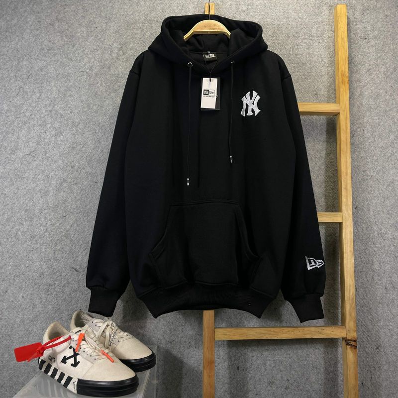 JAKET SWEATER HOODIE NEW YORK YANKEES LOGO BORDIR PREMIUM FULL TAG