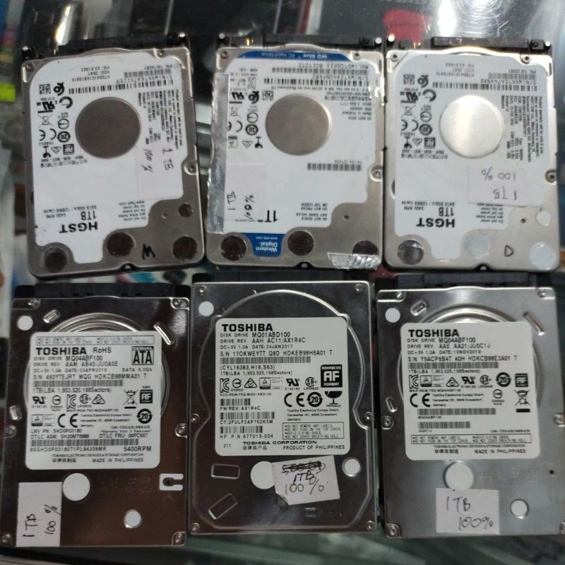 Hardisk 1TB  bekas bergaransi