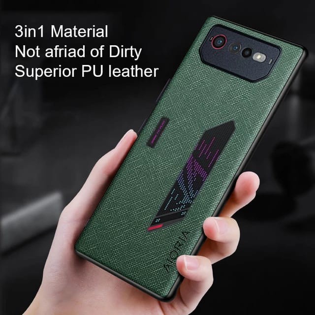 ASUS ROG PHONE 6 SOFT CASE CANVAS CROSS PATTERN