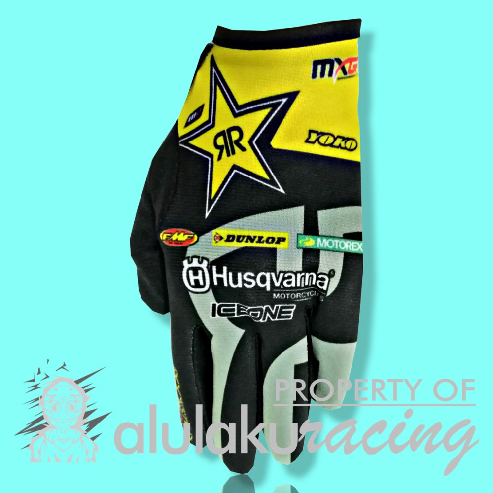 Sarung Tangan Husqvarna Trail Motocross Fullprint Lokal - 103