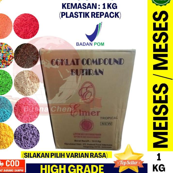 

Discount--Meses Warna 1 KG ELMER / Meises Elmer / Meises Chocorice / Choco rice