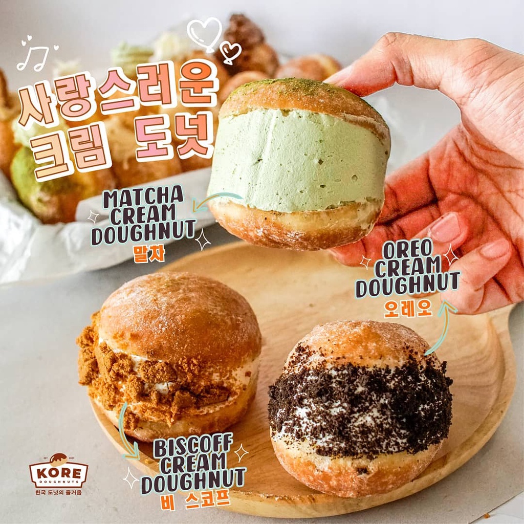 

Korean Cream Doughnuts / Donat / Donut (1 Pcs )