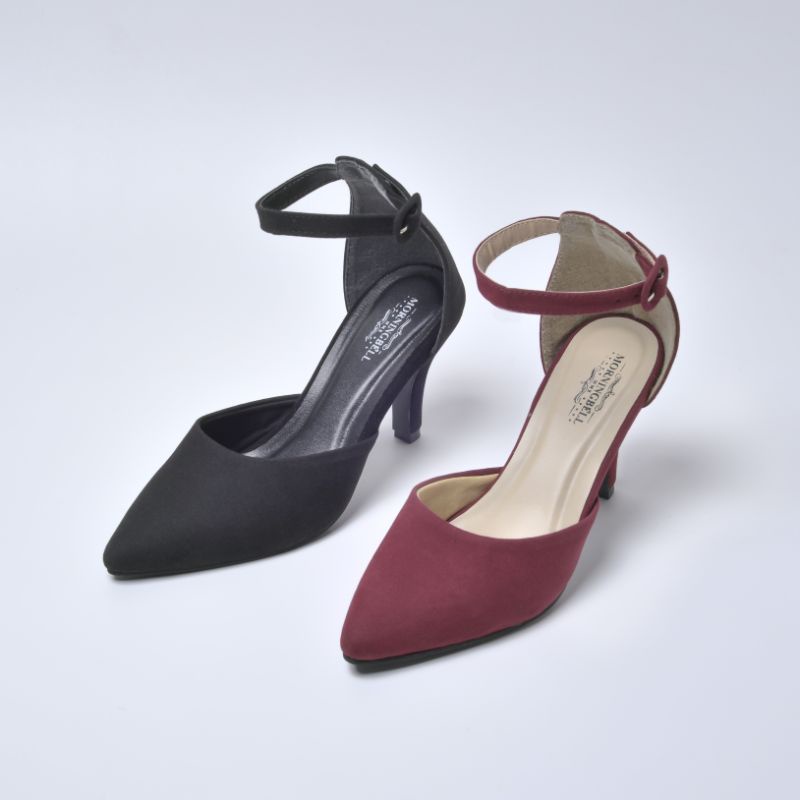 MORNINGBELL high heels suede  kokop 017 hak 9cm