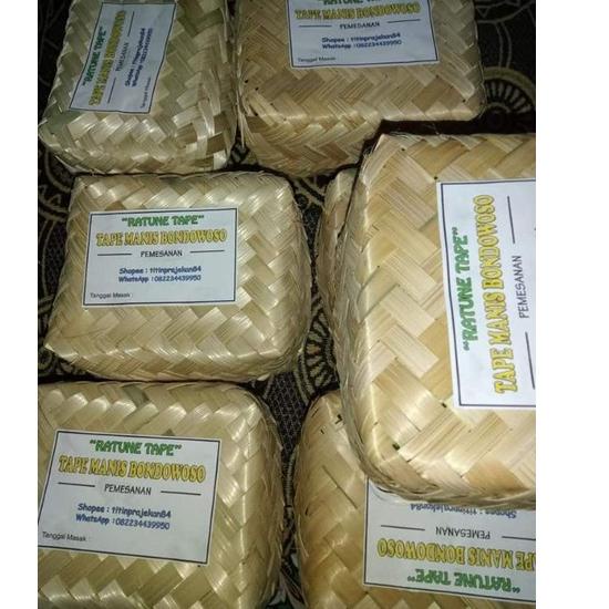 

₳ Tape manis, tape singkong,tape bondowoso, tape ratune kemasan 1kg ready tiap hari さ
