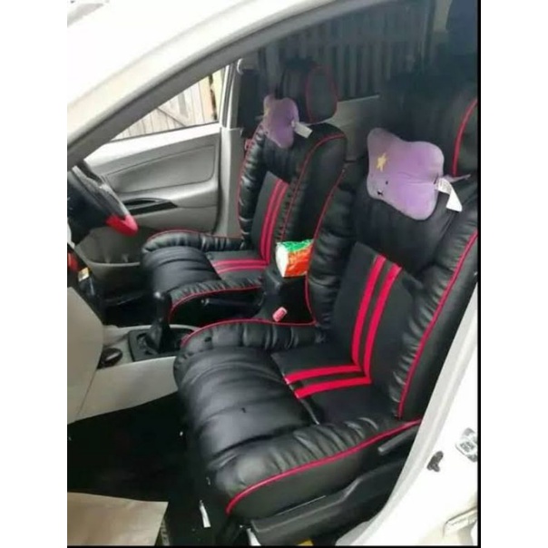 Cover jok model sofa mobil Sigra Calya Avanza Xenia Ertiga Mobilio BRV fullset 3 baris