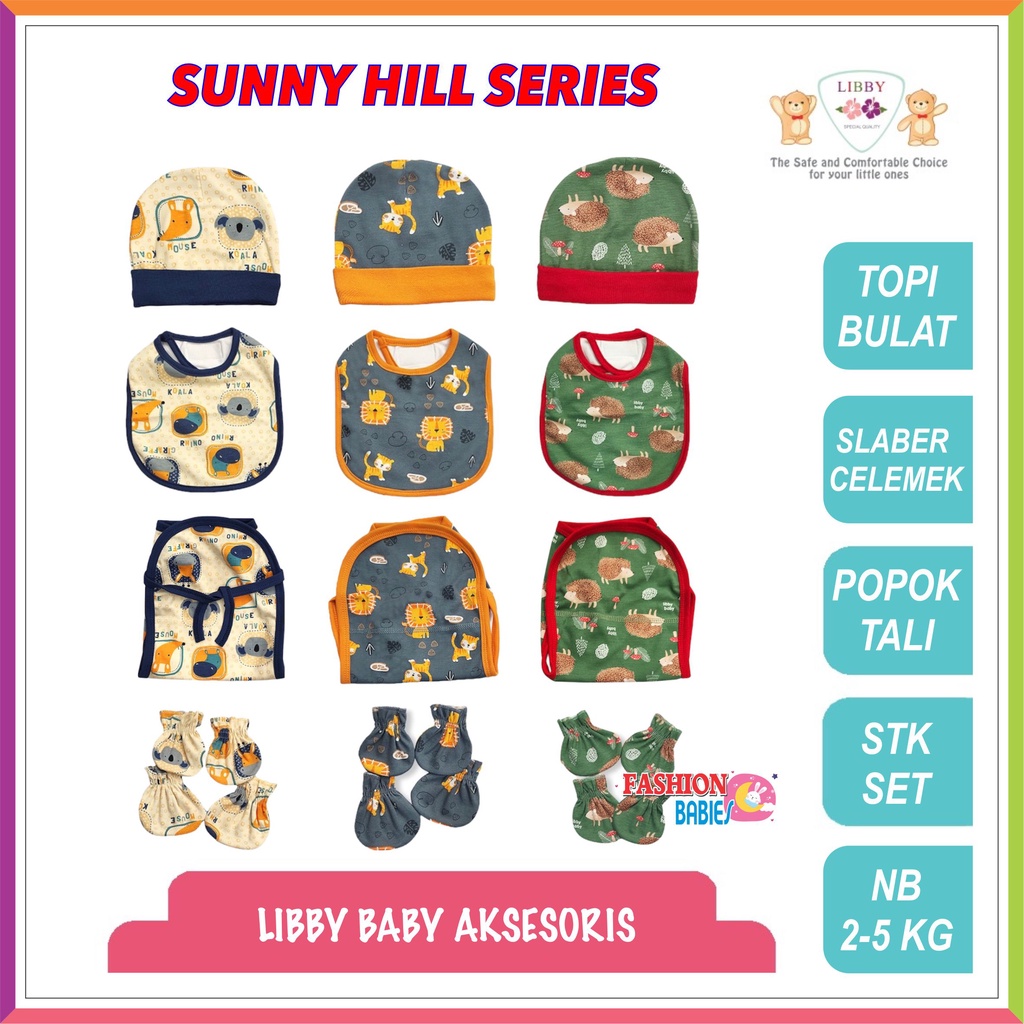 LIBBY SUNNY HILL | TOPI STK POPOK CELEMEK | LIBBY BABY NEWBORN ❤ FASHIONBABIES ❤