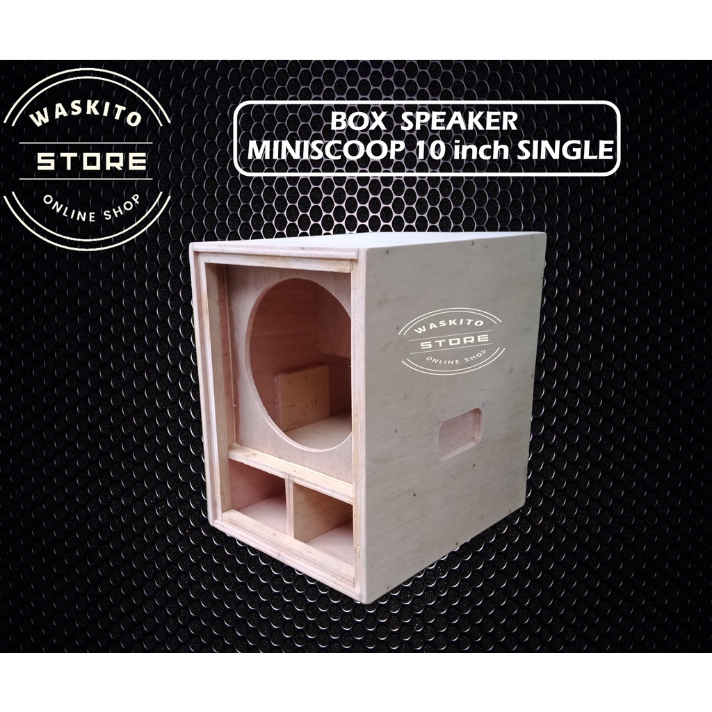 Box Speaker Miniscoop 10 Inch Single