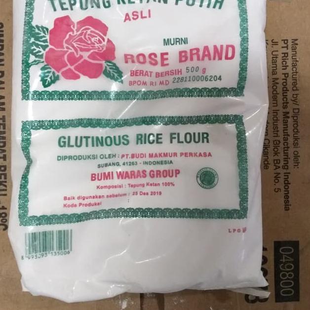 

Check Here--tepung ketan putih rosebrand 500gr