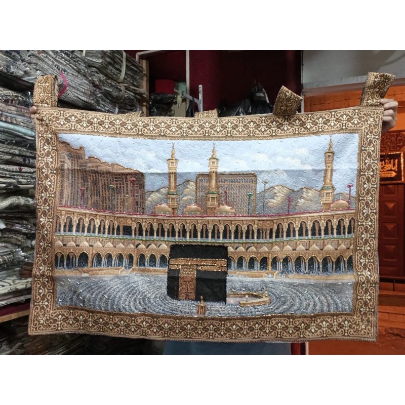 Kiswah Ka'bah non payet produk asli Mesir