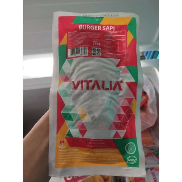 

Vitalia Burger Sapi isi 10 & 20 Slice 280 gr